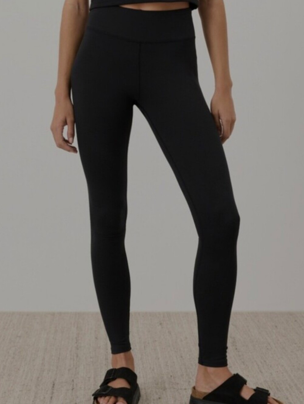 NWOT- Pact Organic- Black High-Rise Everyday Leggings